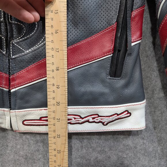 Schott NYC Rose 6 Leather racing leather jacket motorcycle streetwear - Small - Picture 7 of 16